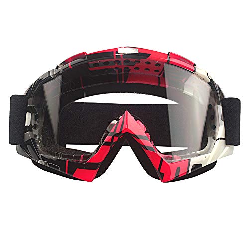 Product Cover MOOREAXE Motorbike Sunglasses,Motorcycle BMX Bike ATV Dirt Bike Scooter Riding Motocross Off Road Goggles Glasses eyewear Ventilation Breathable Anti-fog Lens Protective Gear Goggles Glasses