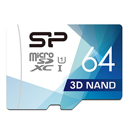 Product Cover Silicon Power 64GB 3D NAND High Speed MicroSD Card with Adapter
