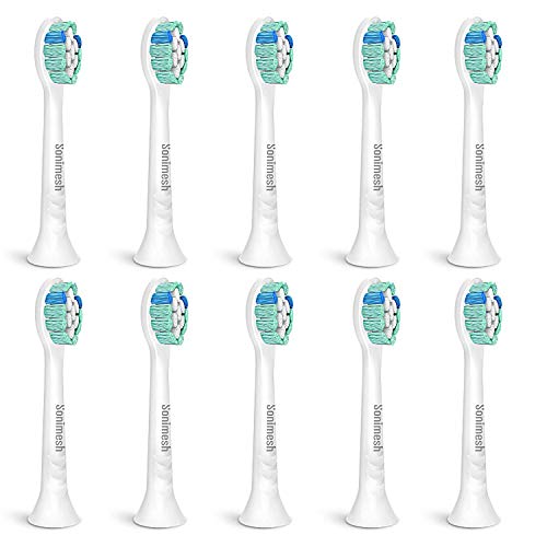 Product Cover Replacement Toothbrush Heads Compatible with Phillips Sonicare Electric Toothbrush, 10 Pack