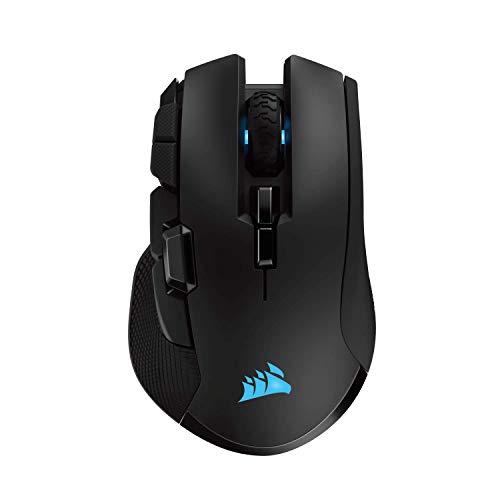 Product Cover CORSAIR IRONCLAW Wireless RGB - FPS and MOBA Gaming Mouse - 18,000 DPI Optical Sensor - Sub-1 ms Slipstream Wireless