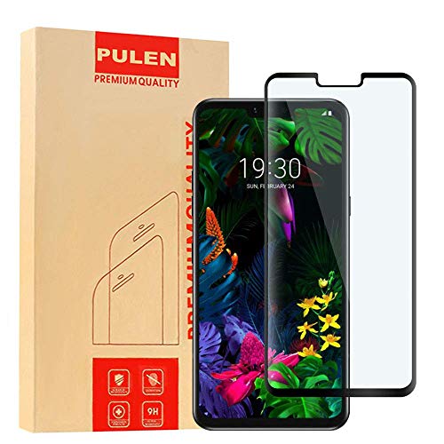 Product Cover [2-Pack] Kadea Screen Protector for LG G8 ThinQ, 3D Cover Tempered Glass Film [Full Screen Protection][Bubble Free][Anti-Fingerprints] Screen Cover for LG G8 ThinQ 2019 (Black)
