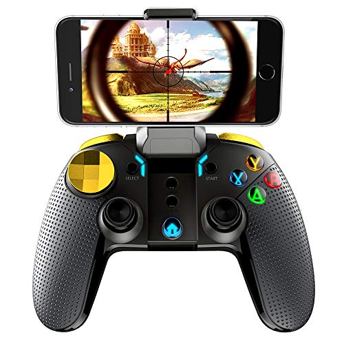 Product Cover Bigaint Mobile Game Controller,ipega Wireless Gamepad Multimedia Game Controller Compatible with iOS Android Phone Window PC