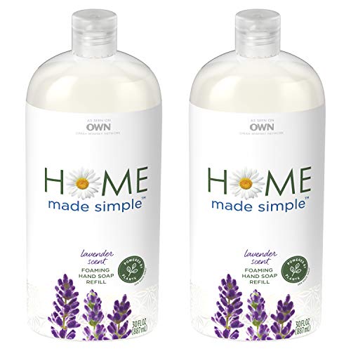 Product Cover Home Made Simple Foaming Hand Soap Refill, Lavender Scent, 30 Fluid Ounce (Twin Pack)