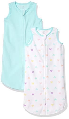 Product Cover Amazon Essentials Girls 2-Pack Microfleece Baby Sleep Sack