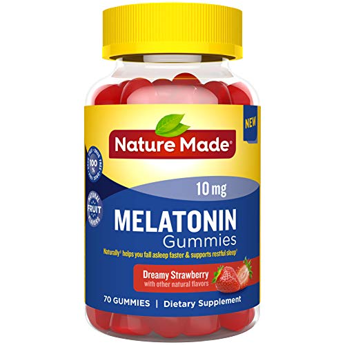 Product Cover Nature Made Melatonin 10 mg Gummies, 70 Count for Supporting Restful Sleep†