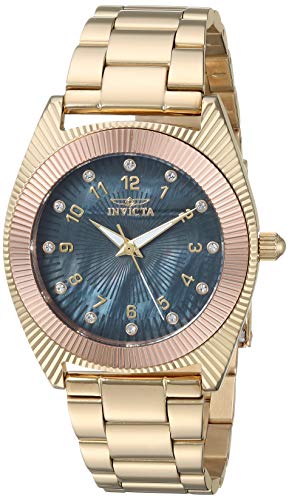 Product Cover Invicta Women's Angel Quartz Watch with Stainless Steel Strap, Gold, 19.7 (Model: 29611)