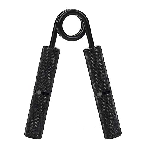 Product Cover YZLSPORTS Metal Black Heavy Hand Grip and Wrist Strengthener Gripper- Resistance from 50-300 LB Metal Exerciser for Hand, Forearm, and Fingers,Black(Bold Handle) Stainless Steel (150 LB, Black)