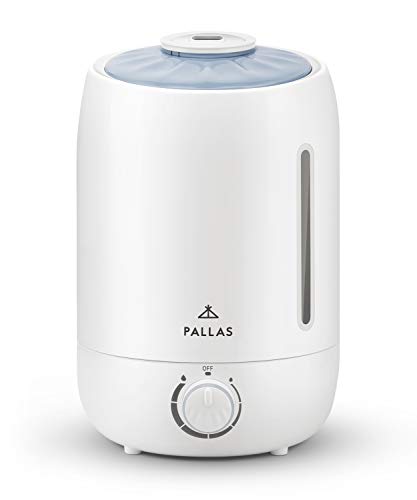 Product Cover Pallas 2019 Humidifier - 5L Cool Mist Ultrasonic Humidifier for Bedroom, Baby, Home, Vaporizer for Large Room with Adjustable Mist Knob 360 Rotatable Mist Outlet