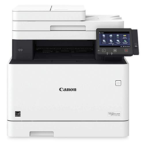 Product Cover Canon Color imageCLASS MF743Cdw - All in One, Wireless, Mobile Ready, Duplex Laser Printer (Comes with 3 Year Limited Warranty), White, Mid Size, Amazon Dash Replenishment enabled