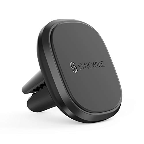 Product Cover Syncwire Magnetic Phone Car Mount - Air Vent Cell Phone Holder Universal with 4 Extra Strong Magnets (N48, 105mm) Compatible with iPhone X/8/Plus/7/Plus, Samsung Galaxy S9/S8, LG, Nexus and More