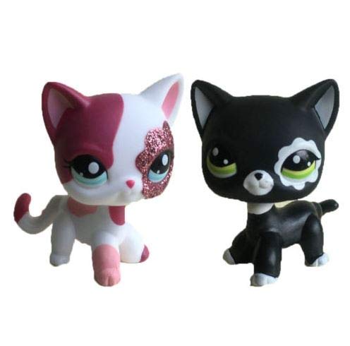 Product Cover Littlest Pet Shop Collection LPS22 Short Hair Standing Pink Black Cat