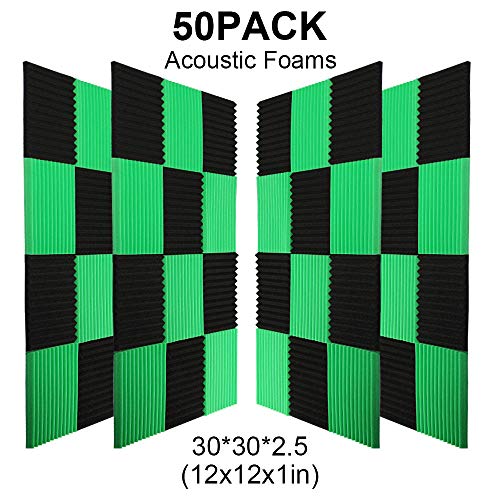 Product Cover 50 Pack -Black Acoustic Panels Studio Foam Wedges 1