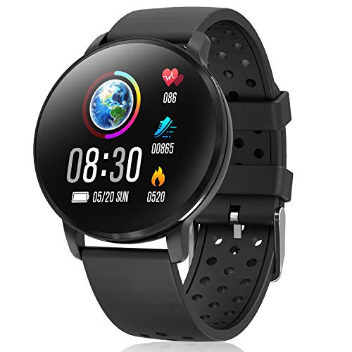 Product Cover Waterproof Activity Tracker IP68 CatShin CS06 Fit Smart Watch with Heart Rate Monitor Sleep Blood Preasure Fitness Tracker Watch Band Calorie Counter Pedometer for Men Women Kids Android IOS