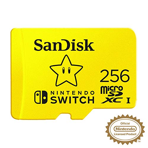Product Cover SanDisk 256GB MicroSDXC UHS-I Memory Card for Nintendo Switch - SDSQXAO-256G-GNCZN