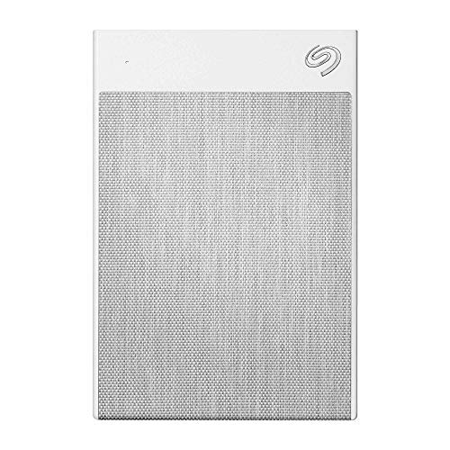 Product Cover Seagate Backup Plus Ultra Touch 2 TB External Hard Drive Portable HDD - White USB-C USB 3.0, 1yr Mylio Create, 2 Months Adobe CC Photography (STHH2000301)