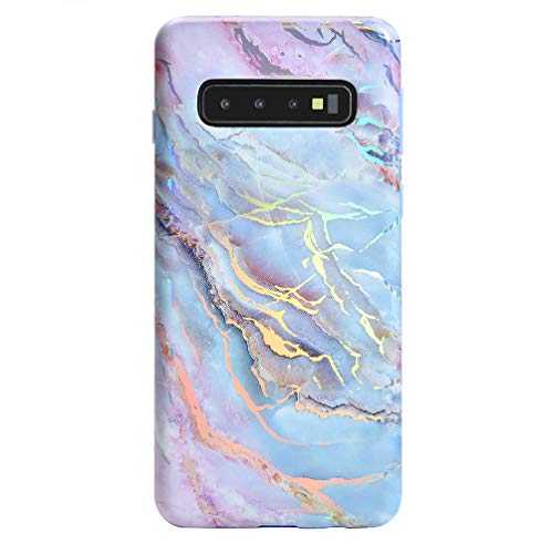 Product Cover Velvet Caviar Case Compatible with Samsung Galaxy S10 - Cute Premium Protective Phone Cases for Girls Women [Drop Test Certified Cover] - Holographic Pink Blue Marble