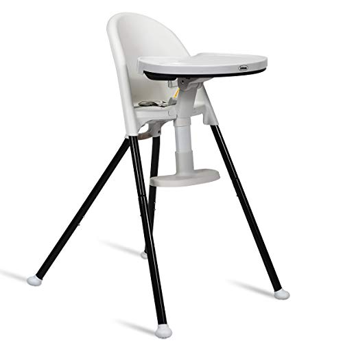 Product Cover INFANS High Chair Folding, 3 in 1 Convertible Highchair with Detachable Double Tray, 3-Point Harness, Adjustable Footrest, Non-Slip Feet, Adjustable Legs for Baby & Toddler (6 Months & up) (White)