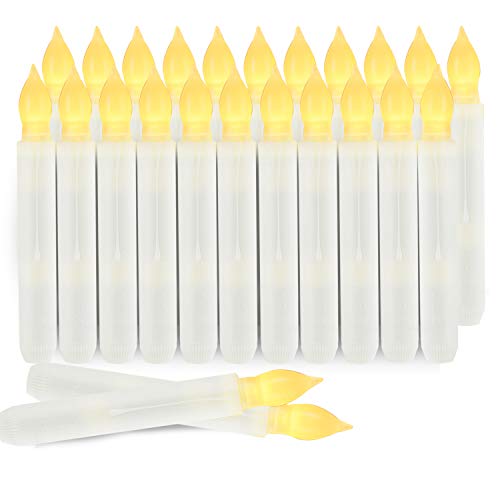Product Cover Homemory Set of 24 LED Flameless Taper Candles, 6.5