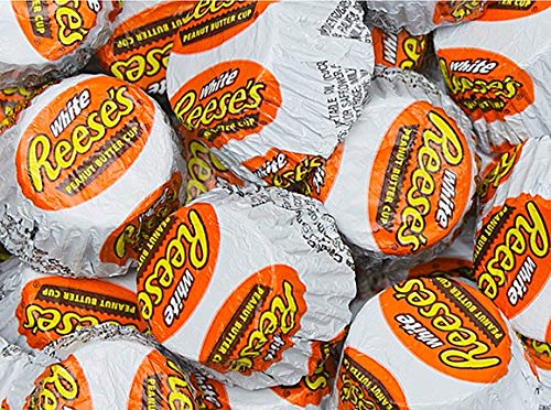 Product Cover Reese's White Chocolate Peanut Butter Cups Miniatures, (2 Pounds)