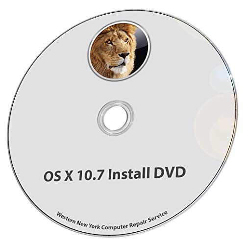 Product Cover Mac OS X 10.7 Lion Full OS Install - Reinstall/Recovery Upgrade Downgrade/Repair Utility Core 2 Duo Factory Reset Disk Drive Disc CD DVD Restore Tool Disk