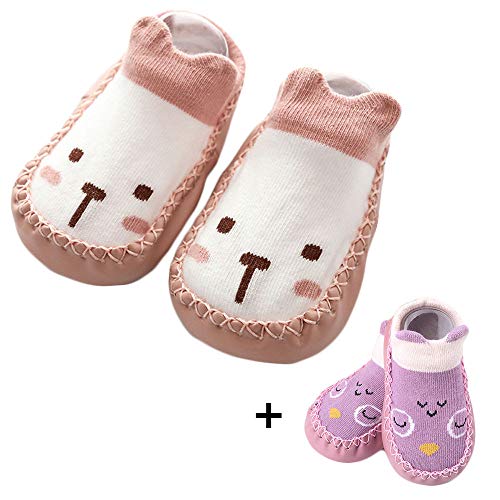 Product Cover Baby Slipper Socks Prewalker Shoes with Grips Rubber for Toddler Boys Girls