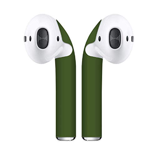 Product Cover XY Skins Minimal and Stylish Protective Cover Wraps to Customize Apple AirPods, Easy Installation - Compatible with Apple Airpods (Camo Green)