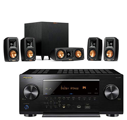 Product Cover Klipsch Reference Theater Pack 5.1 Surround Sound System Bundle with Pioneer VSX-LX503 9.2-Channel 4k Ultra HD Network A/V Receiver - Black