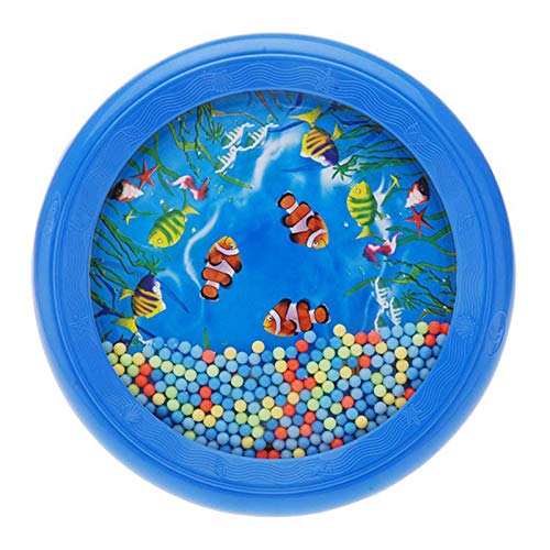 Product Cover Ocean Drum Wave Bead Drum Gentle Sea Sound Music Gift Musical Educational Toy Tool for Kid Child Baby