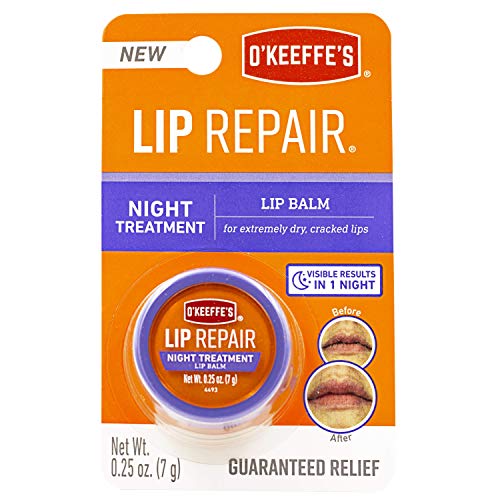 Product Cover O'Keeffe's Lip Repair Night Treatment Lip Balm .25oz Jar