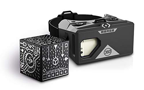 Product Cover MERGE Cube and VR Headset Bundle for Augmented Reality and Virtual Reality, STEM Toy, Learning and Educational Games