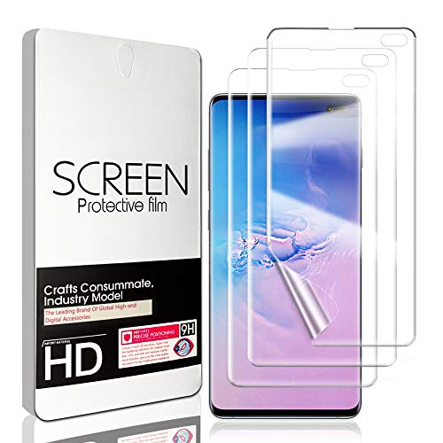 Product Cover [3 Pack] Screen Protector Compatible for Samsung Galaxy (S10 5G Version) [Premium Quality] Edge to Edge [Full Coverage] [Front Camera Cutout], HD Anti-Scratch