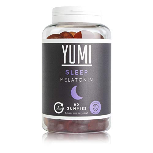 Product Cover YUMI - Chewable Melatonin Sleep Supplement 1mg | 60 Flavoured Vegan Gummies | Faster Action Than Sleeping Pills for Kids, Men or Women | Prevent Restless Nights and Midnight Waking