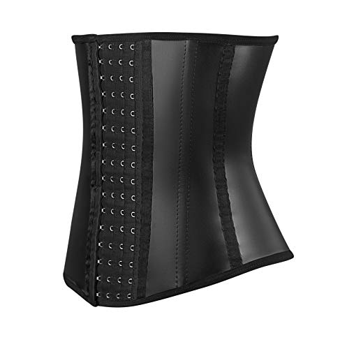 Product Cover Lady Slim Fajas Colombianas 4 Hooks Latex Waist Cincher Trainer Trimmer Corset Weight Loss Body Shaper