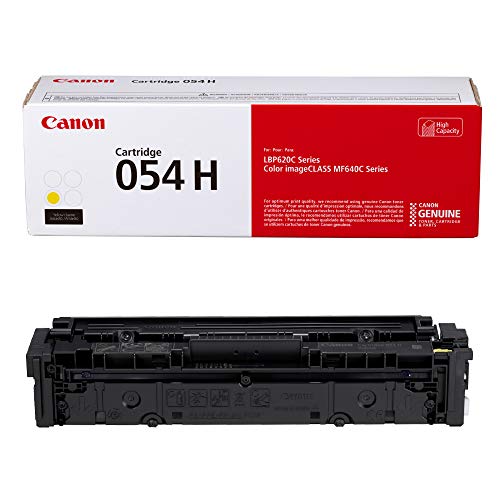 Product Cover Canon Genuine Toner, Cartridge 054 Yellow, High Capacity (3025C001) 1 Pack, for Canon Color imageCLASS MF641Cdw, MF642Cdw, MF644Cdw, LBP622Cdw Laser Printers