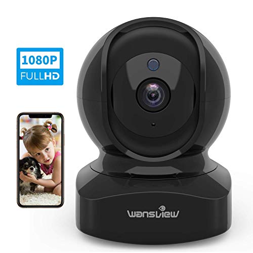 Product Cover Wansview Wireless Security Camera, IP Camera 1080P HD, WiFi Home Indoor Camera for Baby/Pet/Nanny, Motion Detection, 2 Way Audio Night Vision, Works with Alexa, with TF Card Slot and Cloud