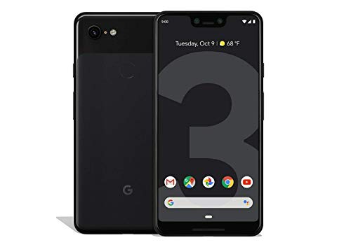 Product Cover Google Pixel 3 XL Unlocked GSM/CDMA - US Warranty (Just Black, 128GB) (Renewed)