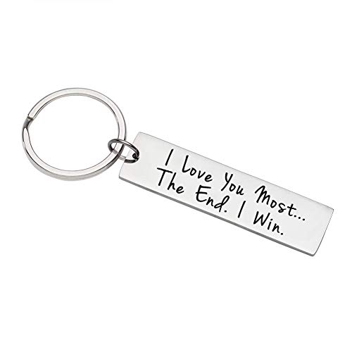 Product Cover Husband Wife Keychain Gifts for Anniversary Birthday Wedding Gifts from Wifey Hubby Valentine Day Gifts for Girlfriend Boyfriend Couple Key Chain Gifts for Him Her