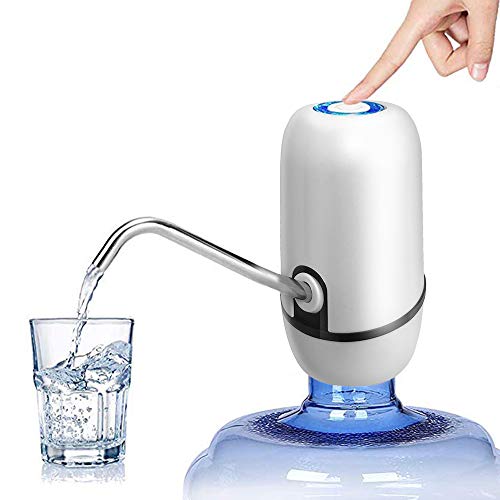 Product Cover BANGMENG Water Bottle Pump,BPA-Free Electric Drinking Water Pump,USB Rechargeable Portable Water Dispenser,Automatic Shut-off Water Pump Dispenser for Universal 5 Gallon Bottles...
