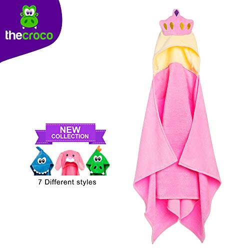 Product Cover TheCroco Premium Hooded Towel: Ultra Soft, 100% Cotton, Super Absorbent & Thick, and Exceptionally Large