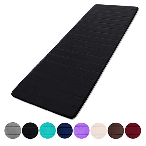 Product Cover Memory Foam Soft Bath Mats - Non Slip Absorbent Bathroom Rugs Extra Large Size Runner Long Mat for Kitchen Bathroom Floors 24
