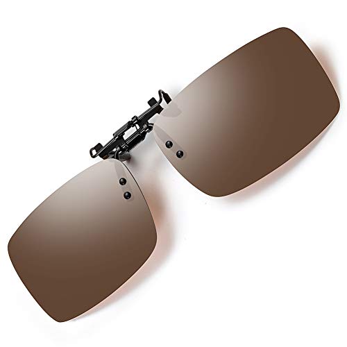 Product Cover SOXICK Clip-On Polarized Sunglasses for Glasses- Unisex Flip Up Sun Glasses for Prescription Glasses