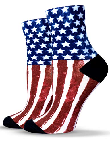 Product Cover Unisox Americana Socks - Patriotic American Flag Socks For Men & Women