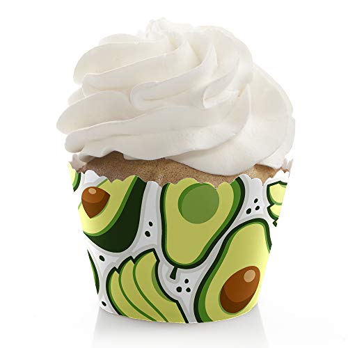 Product Cover Hello Avocado - Fiesta Party Decorations - Party Cupcake Wrappers - Set of 12