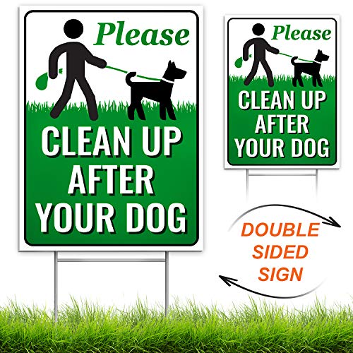 Product Cover Signs Authority Clean Up After Your Dog 12