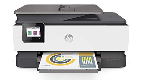 Product Cover HP OfficeJet Pro 8025 All-in-One Wireless Printer, Smart Home Office Productivity, Instant Ink & Amazon Dash Replenishment Ready (1KR57A)