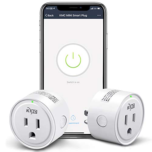 Product Cover Smart plug, KMC Mini Wifi Outlet Compatible with Alexa, KMC Home & IFTTT,Smart Life, No Hub Required, Remote Control Your Home Appliances from Anywhere, ETL Certified(2 Pieces)