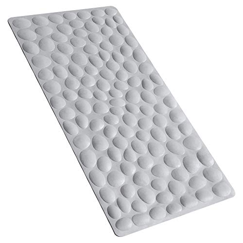 Product Cover OTHWAY Non-Slip Bathtub Mat Soft Rubber Bathroom Bathmat with Strong Suction Cups (Grey)