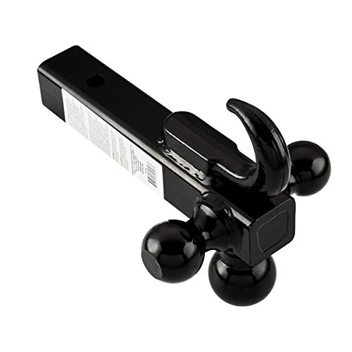 Product Cover Trailer Hitch Tri Ball Mount (1-7/8