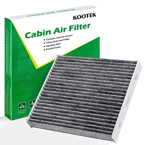 Product Cover Kootek Cabin Air Filter for CF10285 Toyota/Lexus/Scion/Subaru, Active Carbon Against Bacteria Dust Viruses Pollen Gases Odors AT285
