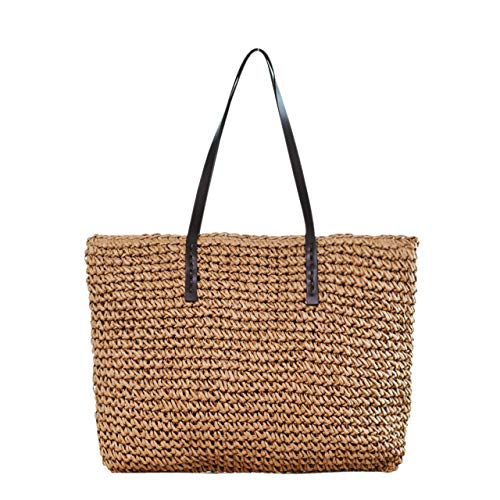 Product Cover Ayliss Women Straw Woven Tote Large Beach Handmade Weaving Shoulder Bag Handbag